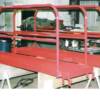 Portable Aluminum Catwalks Fabricated and Powder Coated Bengal Red