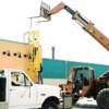 Ladder Lock: Fabricated, Powder Coated, and Installed